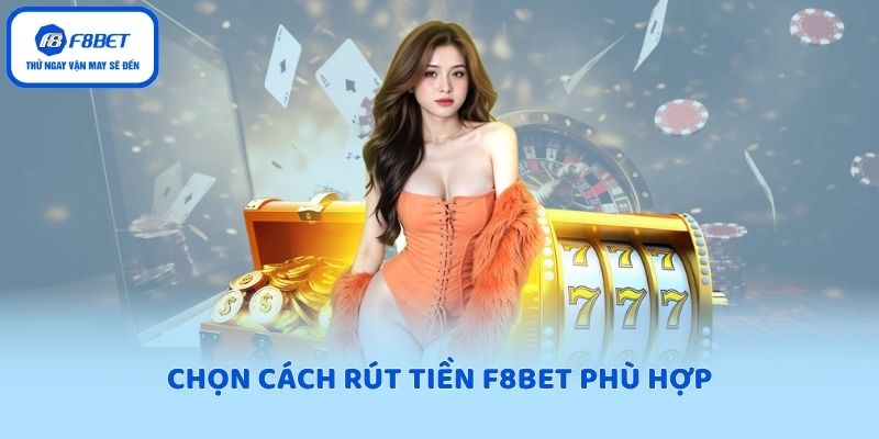 Chọn cách rút tiền F8BET phù hợp