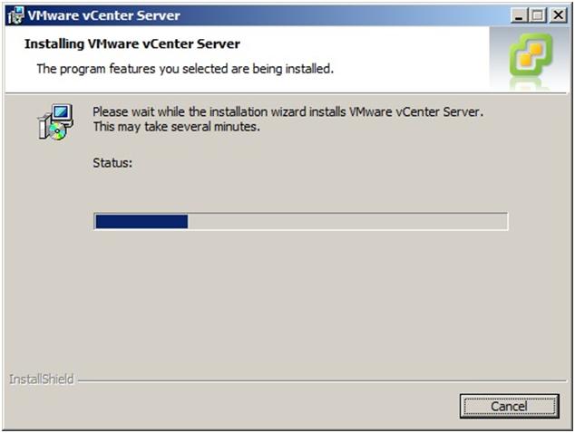 VMware vCenter 5 Installation Guide - vCenter Installation Wizard